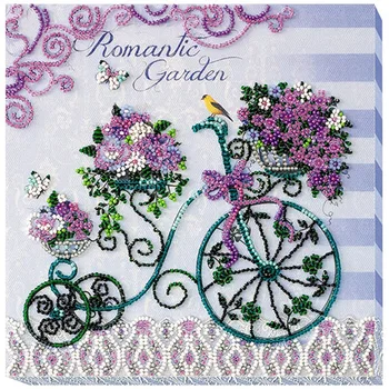 

Amv-031 set for embroidery with beads 'romantic sad' 20*20 cm