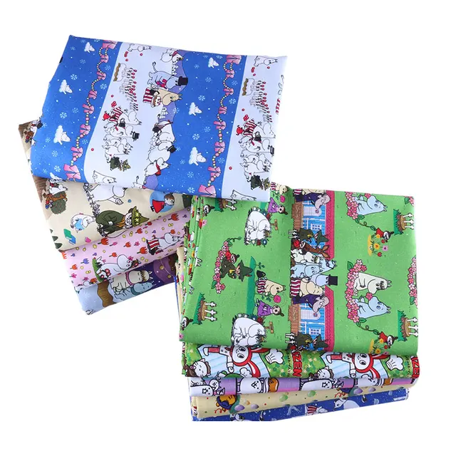 Rajzfilm 100% Tiszta Pamut Anyag Patchwork Varrás Foltvarrás Szövet Paplan Kézimunka Barkácskendő