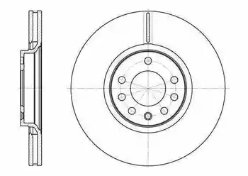 

5391560 FRONT BRAKE DISC OPEL ASTRA G COUPE