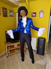 Peluca Afro corto las mujeres esponjoso cabello pelucas para mujeres negras rizado pelo sintético para la fiesta de Cosplay para baile pelucas con flequillo