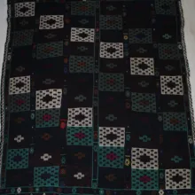 Турецкий, ручной работы очень редкий черный ковер килим