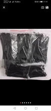3x150-Combination-Set Cable-Zip-Ties Nylon-Wire Self-Locking Plastic Black White Or 3x100