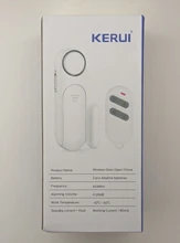 KERUI-Control remoto inalámbrico para puerta/alarma del Sensor de la ventana, 300 pies, 120dB, antirrobo, alarmas de puerta para seguridad del hogar para niños, 2020