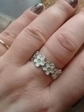 Anillo de compromiso con diseño de margaritas y epoxi para mujer, sortija pequeña romántica, Moda Bohemia, boda, novia, amor