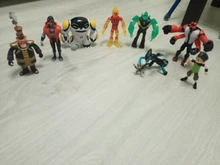 Figura de acción de PVC de Ben Tennyson, juguetes para niños, cuatro brazos, materia gris, Kineceleran, Diamondhead, Heatblast, Humongousaur, Rath, Vilgax, 11 Uds.