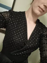 Woman Dress Stitching Mesh Spring Sequin Long-Sleeve Capucines Elegant Ladies Autumn