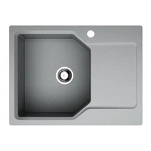 Мойка для кухни Omoikiri Yonaka 65-GR Artgranit(leningrad grey)(Искусственный гранит, перелив
