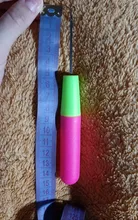 Agujas de ganchillo para cabello trenzado Jumbo y trenzas de ganchillo, 1 unidad, 15Cm, Color rosa y limón, de plástico para tejer