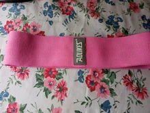 AOLIKES-banda para la cadera, banda de resistencia para Yoga, Fitness, ejercicio, piernas, bucle para entrenamiento de sentadillas circulares, antideslizante, 1 ud.