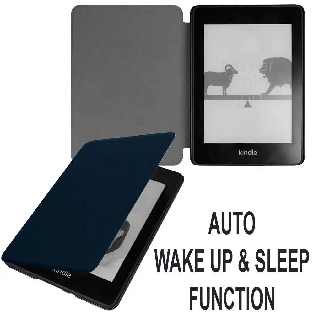 OcioDual Умный Магнитный Тонкий чехол для New Kindle Paperwhite 2018 10th Gen. темно синий|Чехлы