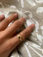 LouLeur Plata de Ley 925 auténtica cola anillo minimalista mujer pequeño giro anillos para las mujeres de moda bien bisutería regalos de cumpleaños