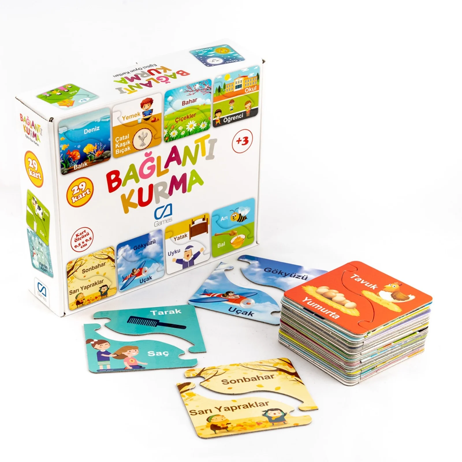 

ebebek Ca Games Link Building Educational Cards 29 pcs 3 Years+