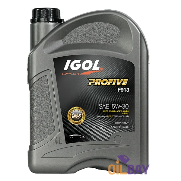 4 литра Igol Profive F913 5W-30 1л/4л/5л - Цвет: 4 литра