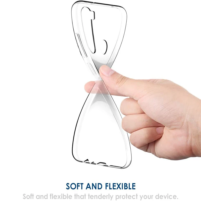 Xiaomi Redmi Note 8 Pro Funda de Silicona Transparente Ultra Delgado Proteccion AntiGolpes y Resistente Suciedad ► Foto 2/2