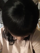 Pelucas de cabello humano liso con flequillo, hechas a máquina, pelo humano peruano Natural 130% Remy