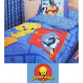 

WARNER BROS-Set duvet cover + fitted + F. CARTOON pillow (bed 90x195 cm)