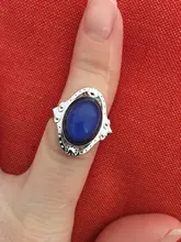 Vintage Color Retro cambio anillo Oval emoción sentimiento cambiante anillo de Control de temperatura de Color anillos para las mujeres