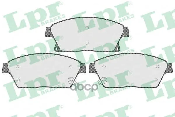 Колодки Тормозные Chevrolet Cruze/Opel Astra J 16" 10- Передние Lpr 05p1562 Lpr арт. 05P1562