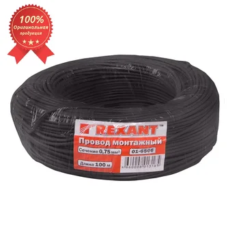 

Car wire PGVA 1*0.75 mm^2, 100m, BLACK REXANT (01-6506)