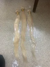 613 mechones con Frontal Rubio 3 mechones con 13X4 cierre brasileño 613 Remy recto mechones de cabello humano postizo mechones con Frontal