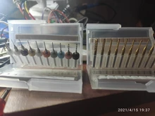 XCAN-Juego de cortadoras de fresado PCB de carburo, 0,6-3.175mm, vástago de 3.175mm, máquina PCB, fresa de extremo de broca de grabado, 10 Uds.