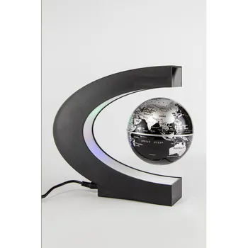 

Levitating globe with RGB-light (black) (D-9 cm)