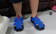 Sandalias de avión a la moda para niños y niñas, zapatos de playa para bebés, calzado de playa moderno, novedad de verano