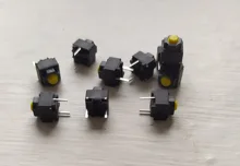 Mouse-Button Wired Micro-Switch Yellow Wireless-Mouse 10pcs 6--6--7.3mm