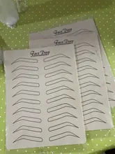 Tatuaje Microblading para práctica de cejas, cosmético para la piel, sin tinta, maquillaje permanente, entrenamiento de cejas, suministro de tatuaje para la piel