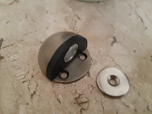 Door-Stopper Non-Punching-Sticker Rubber Stainless-Steel Magnetic NAIERDI Hidden Floor-Mounted