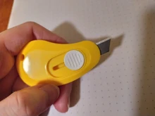 Cuchillo Kawaii de plástico con cuchilla para arte, Mini cuchillo creativo de papelería para niños, suministros de oficina, papelería para estudiantes