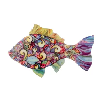 

Badge jewelery fish (color ornament) 55197