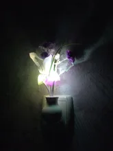 Lamp Mushroom Night-Lighting LED Romantic Lilac Home-Art-Decor Colorful Us/eu-Plug Lovely