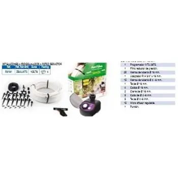 

KIT DRIP IRRIGATION WITH PROGRAMMER RAIND-BIRD 25MTS.