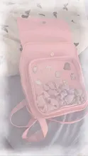 2020,lasmujeres,lindo,mono,ITA,Bolso,Bolsa,gato,Mochila,Mochila escolar,muchachas adolescentes,transparente,bolsa de insignia,Anime