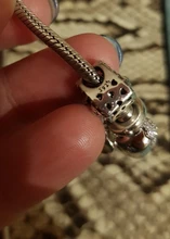 Plata de Ley 925 auténtica Ariel, abalorio compatible con pulsera Pandora Original y brazalete, fabricación de moda, joyería DIY para mujeres CMC006, 100%