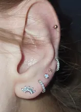 CANNER-pendientes redondos de Plata de Ley 925 auténtica para mujer, Micro incrustaciones, aros, joyería de diamante de circonio, 6, 7, 8, 9mm