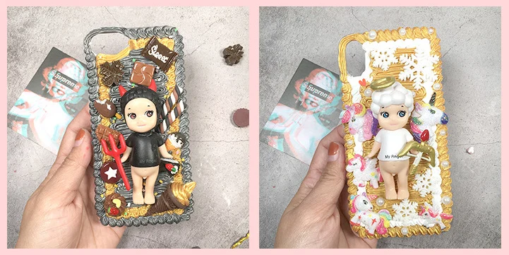 finished pearlized simulation cream