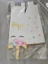 Cookies-Bags Shower-Supplies Popcorn-Box Unicorn Party-Paper Birthday-Party-Decorations