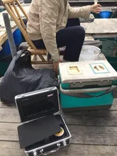 HUYIN-Cámara de pesca submarina, pantalla de 7 pulgadas, bajo el agua, HD, Detector de peces para hielo/Mar