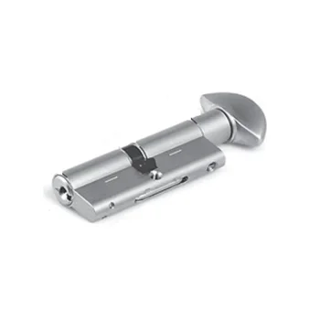 

AGB shield Series 9000 cylinder shaped knob C92016.30.30 mm. 70 C (35 + 35) brass nickel plated matte