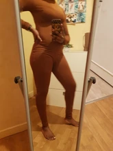 FQLWL-mono Sexy de manga larga para mujer, traje de una pieza con cuello de tortuga, color marrón, blanco y negro, para invierno