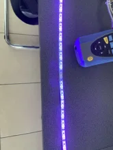 Tira de luces led impermeable para fiesta de fluorescencia, lámpara tipo cinta ultravioleta de 12V, de 395-405 nm, con luz negra 5050 2835 SMD, 60 led/m o 120 led/m ideal para DJ