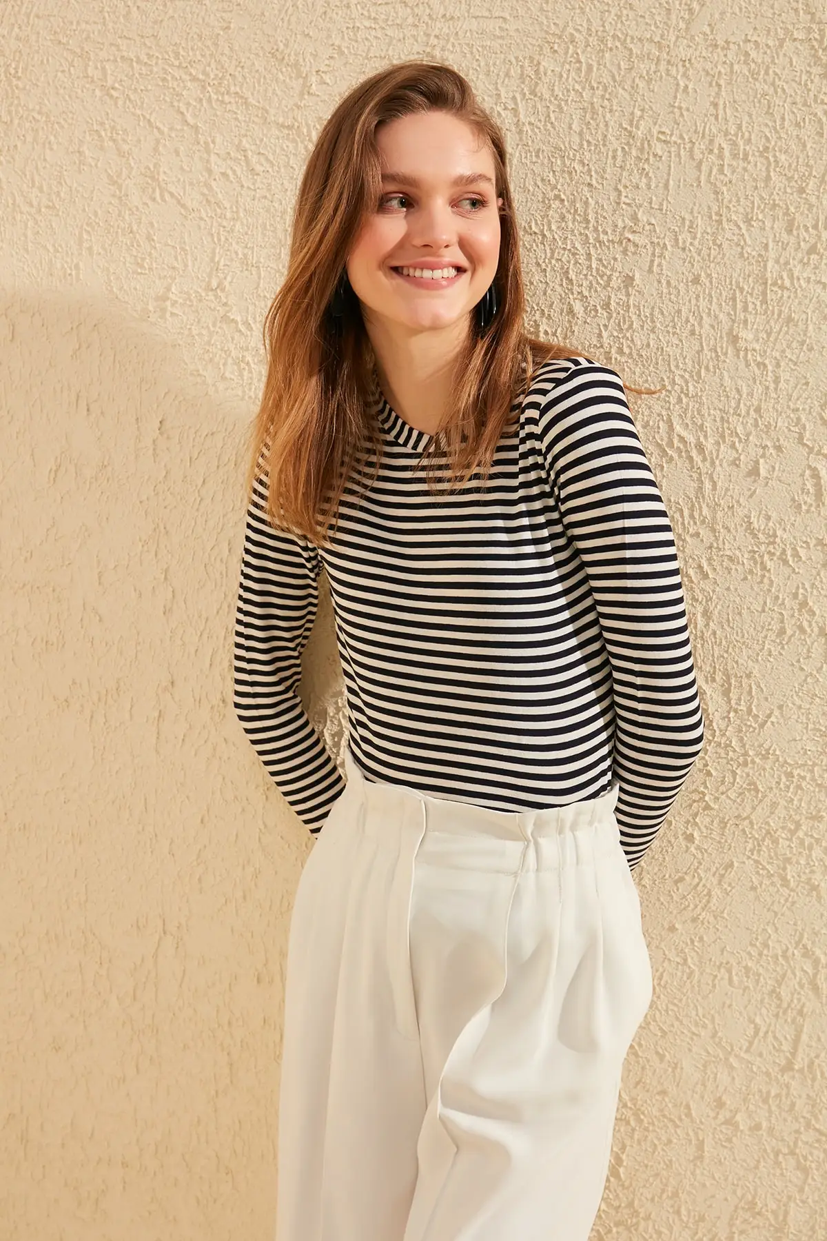 Trendyol Striped Knitted Blouse TWOSS20BZ0416