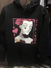 Anime de Hunter X Hunter Hisoka sudaderas con capucha de los hombres de la moda de las mujeres sudaderas con capucha Casual Harajuku nuevo Sudadera con capucha