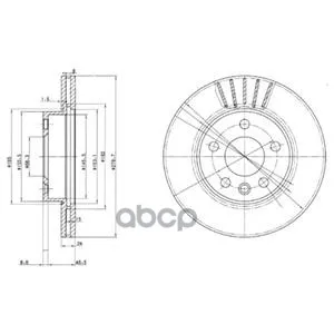 Тормозной Диск Bg3417 Delphi арт. BG3417