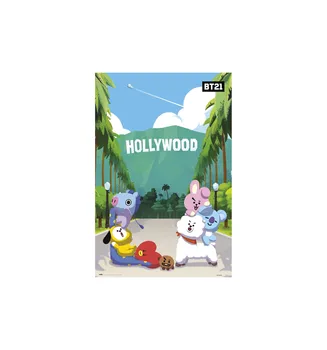 

POSTER BT21 HOLLYWOOD