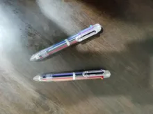 Lote de bolígrafos coloridos multifuncionales, 6 en 1, Multicolor, material escolar, 1 unids/lote