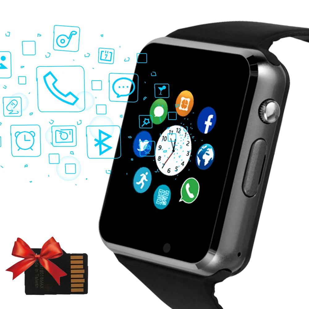 2020 Beaulyn A1 Смарт часы для мужчин Android телефона Apple Watch Поддержка Sim TF карта 0.3MP камера