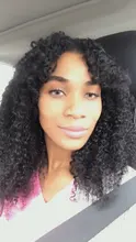 Peluca rizada mongol 3B 3C para mujeres negras cabello humano Afro rizado, pieza en U, corte de Bob corto, Belleza